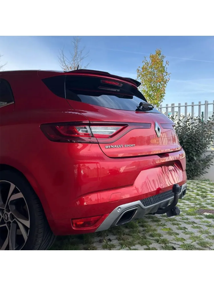 Aileron de lèvre de toit arrière de voiture, pour Renault Megane 4 IV GT Sport Tourer 2016 – 2022, kits de carrosserie ABS noir brillant, réglage