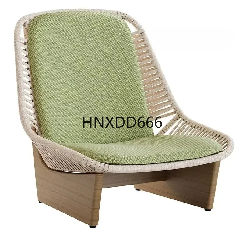 

Outdoor Courtyard Garden Balcony Teak Sofa Outdoor Leisure Hotel Villa Waterproof Sunscreen Solid Wood