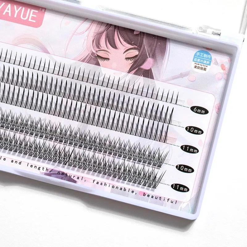 fake eyelashes makeup eyelash extension cosplay lashes make up beauty cluster lashes natural wispy cilios lash clusters