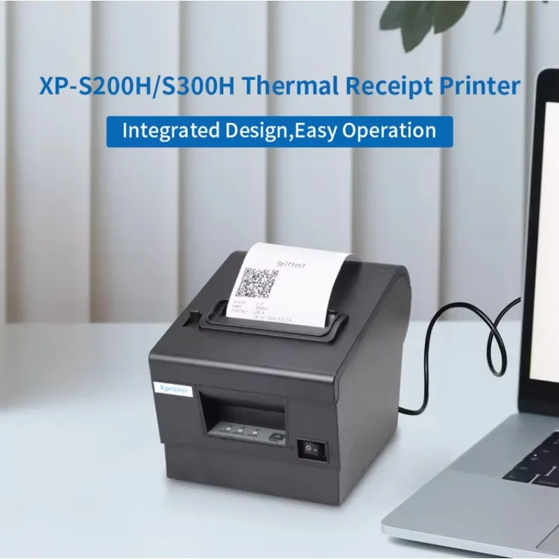 XP-S300H OEM 80mm Thermal Receipt Printer Pos Printer Ticket Printing 80mm Thermal Printer