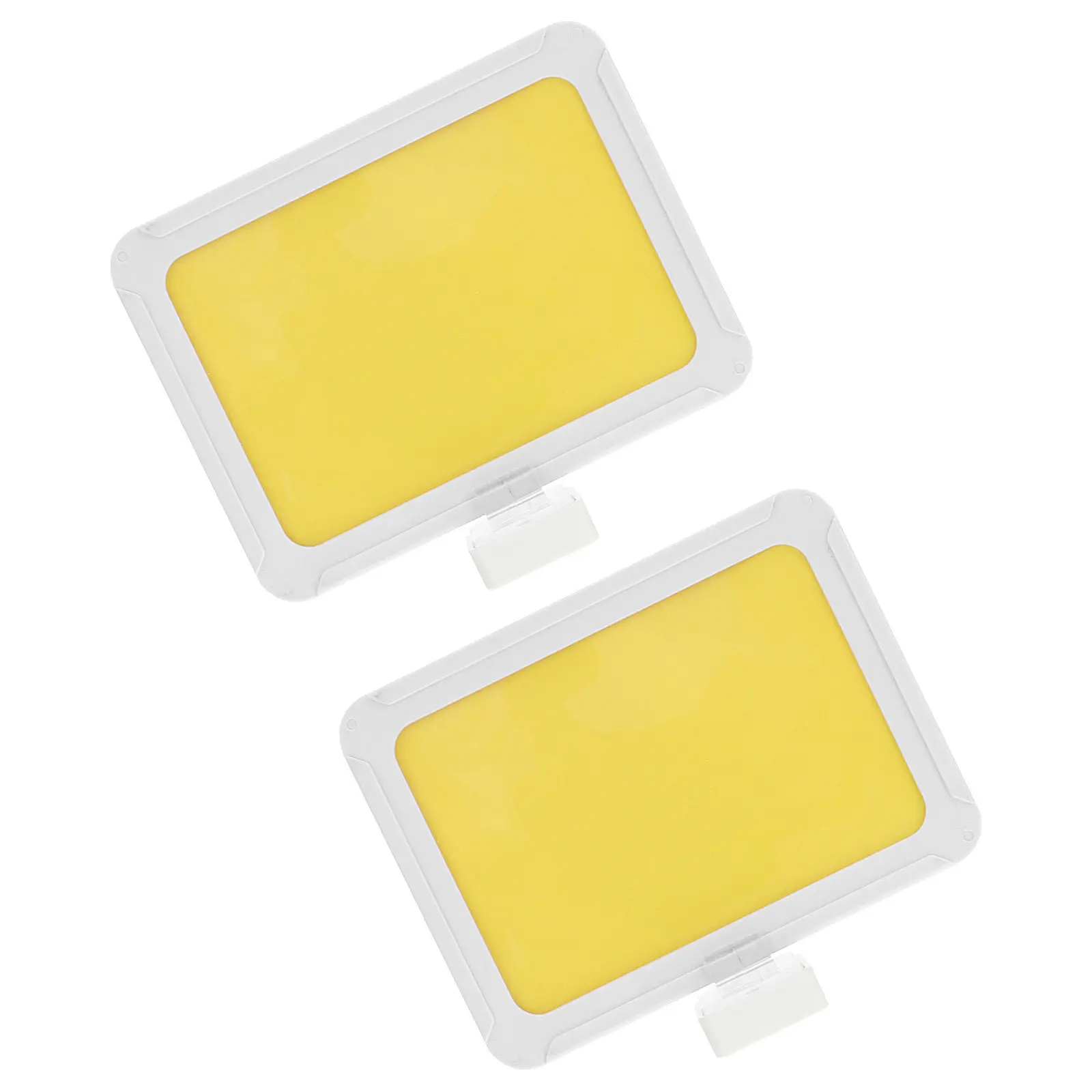 2Pcs Magnet Sign Board High Grade Material Flexibility Durability Smooth Surface No Hand Injury Warehouse Guide Indicator