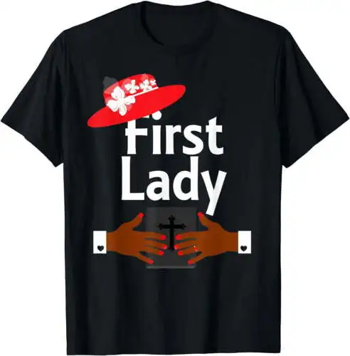 First Lady Pastor's Wife Christian Religious Red Hats T-Shirt