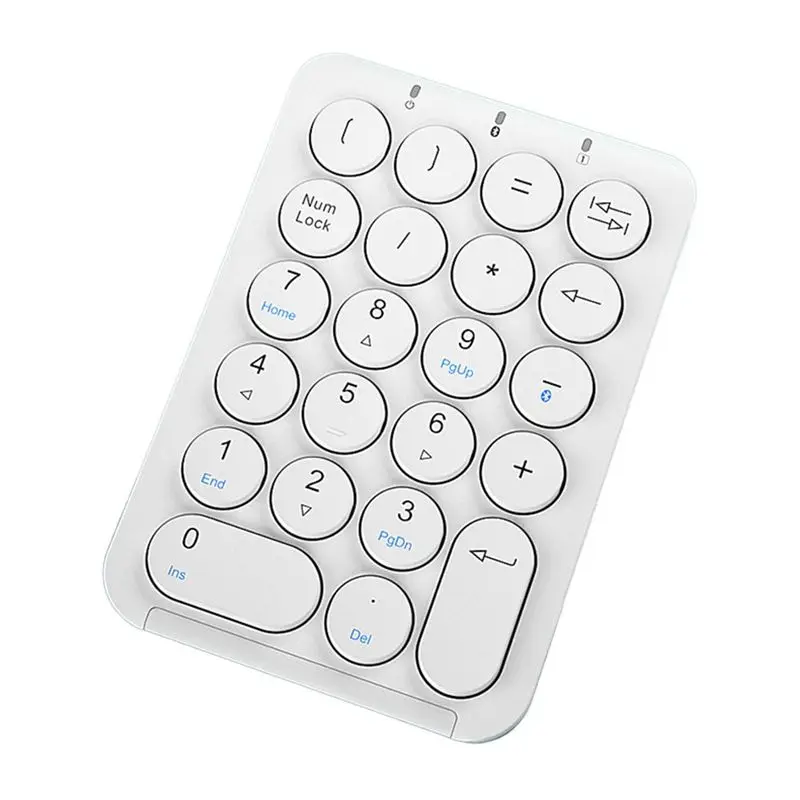 a46m-ワイヤレス-ナンバーパッド-bluetooth-テンキー-ラウンドキーキャップ-ナンバーパッド-22-キー-充電式-ナンバーキーボード
