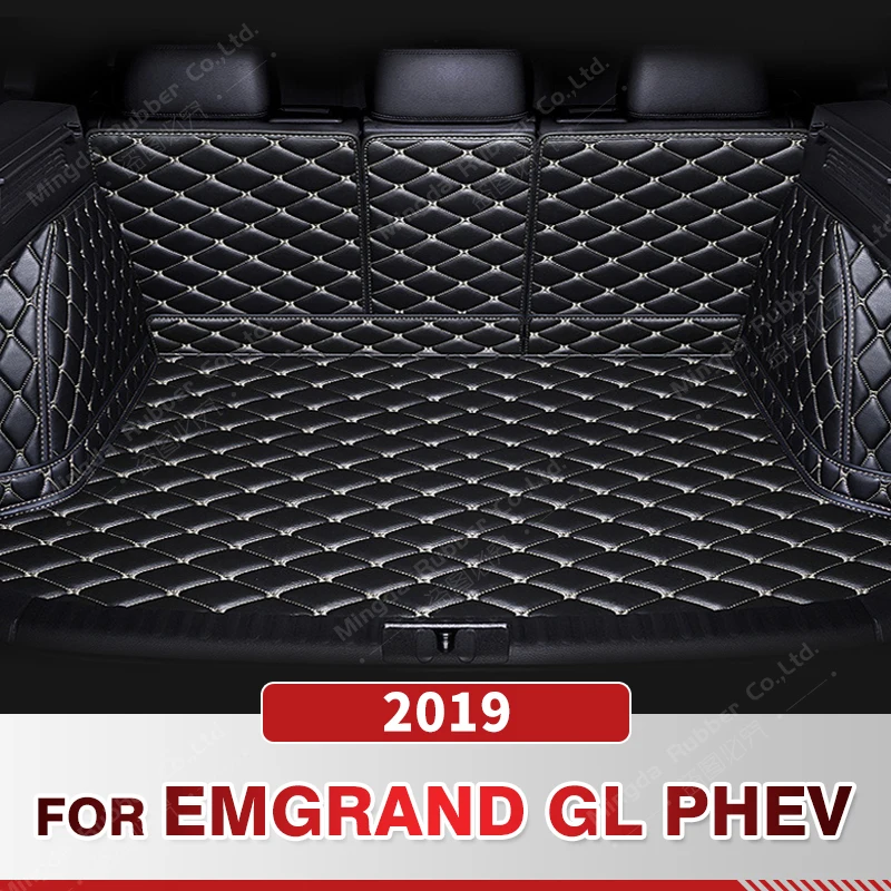 

Auto Full Coverage Trunk Mat For GEELY Emgrand GL PHEV 2019 Car Boot Cover Pad Cargo Liner Interior Protector Accessories