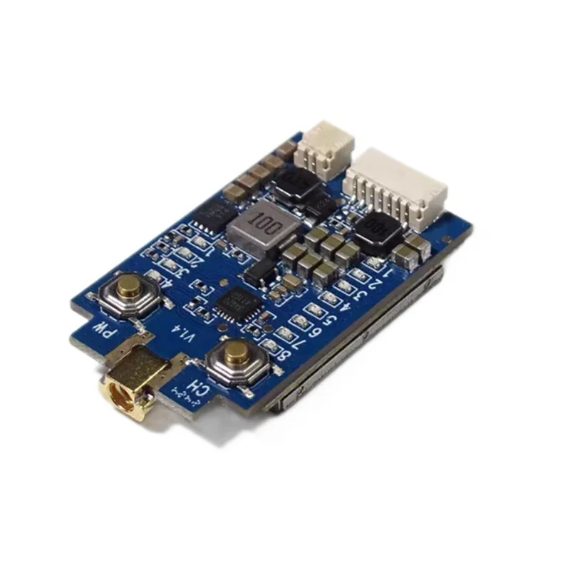 

1120-1360Mhz 1.2G/1.3G 1W 8CH FPV VTX Video Transmitter MMCX Interface For Long-Range Drone