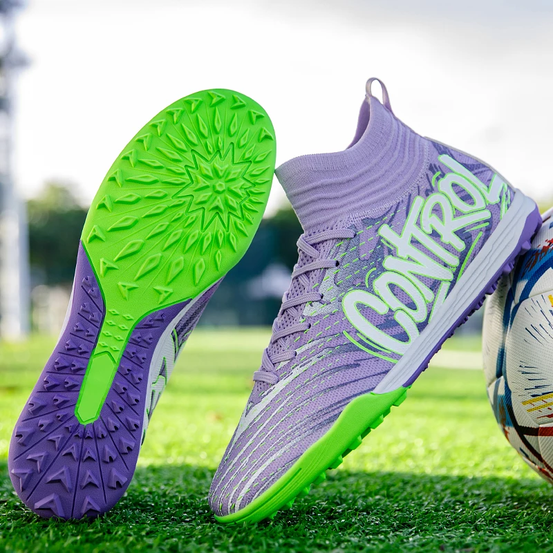 

New Men Soccer Shoes Grass Professional Training Football Shoes Society Cleats Football Field Boots Fast Indoor Sneaker Non Slip