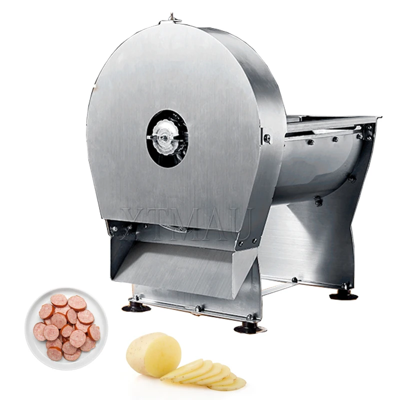 Automatic Commercial Fruit Slicer Stainless Steel Electric Slicer Lemon Potato Vegetable Multi-Functional Slicer