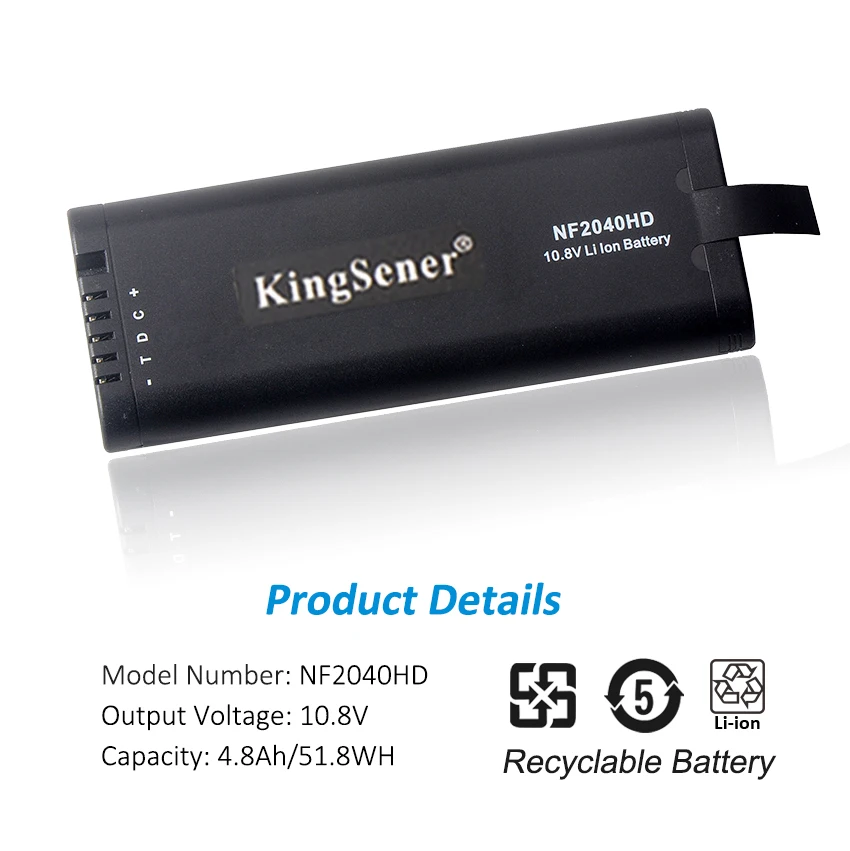 Imagem -02 - Kingsener-bateria de Substituição para Energia Inspirada Nf2040hd Nf2040ag24 Dlnb48 Nf2040xd Nf2040ag24 Nf2040qe34 51.8wh