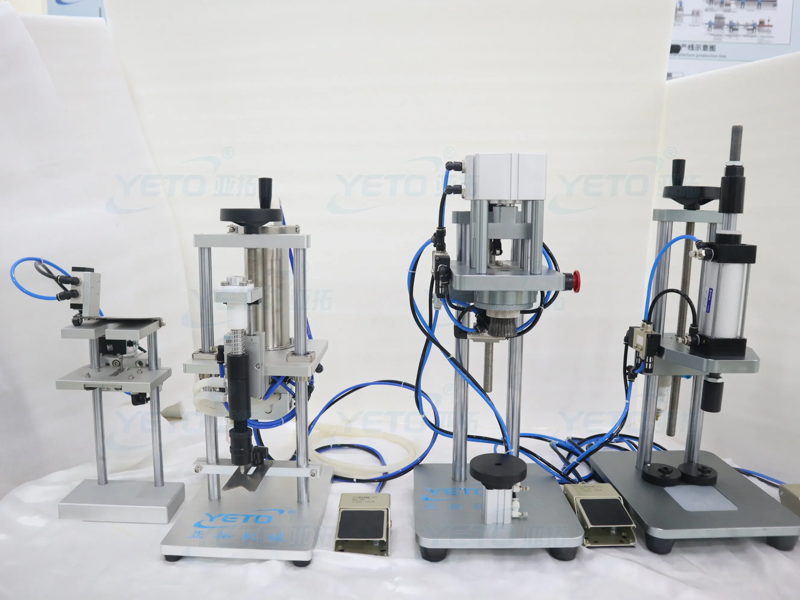 PHSemi-automatic household scale perfume bottle filling pressing sealing machine perfume