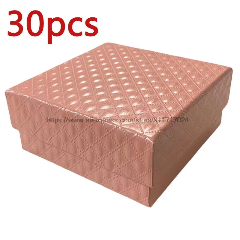 New 30pcs Pink Boxes For Women Jewelry Set Birthday Gift Pakcgaing