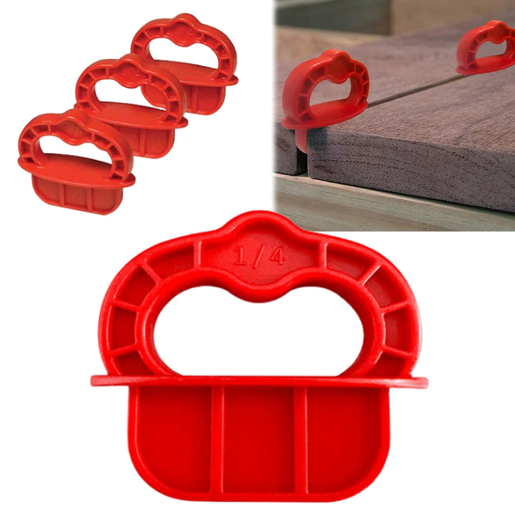 12Pcs Deck Board Spacer Rings Portable Deck Jig Spacer Rings Deck Fixture Spacing Ring for Pressure Treated Composite Plank