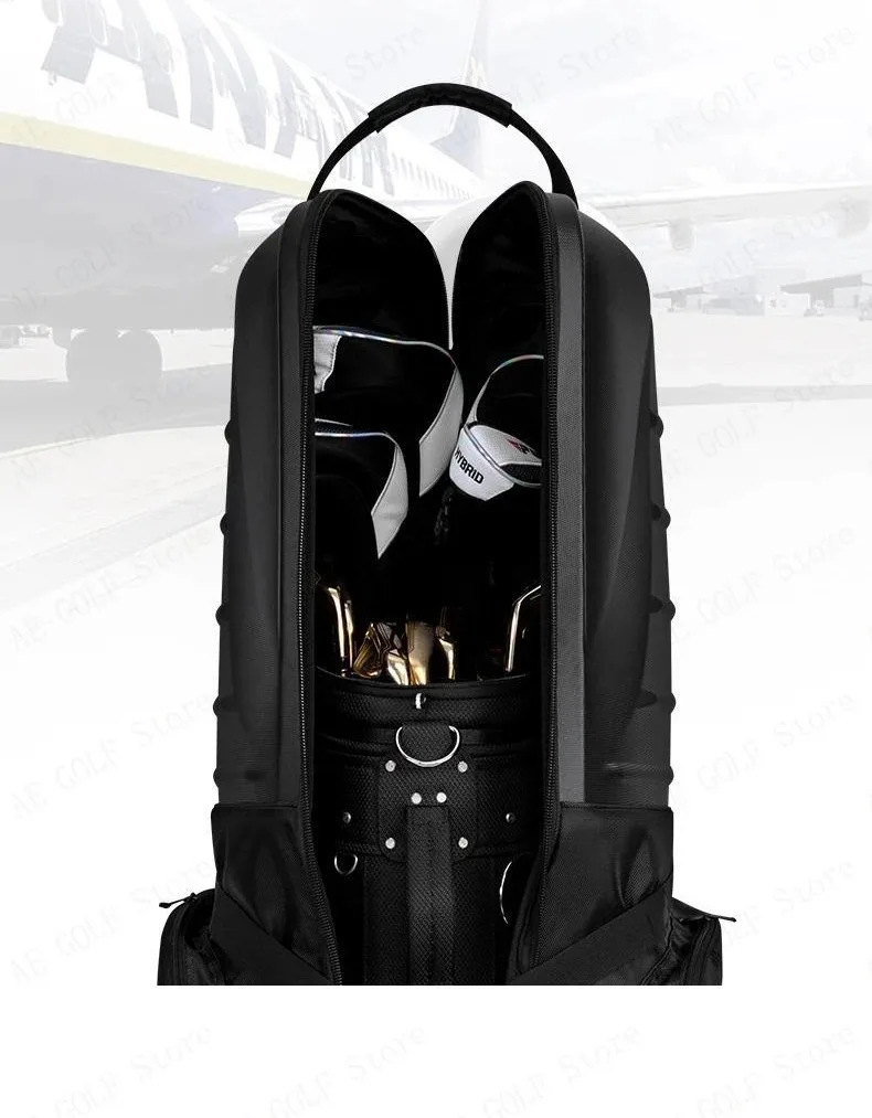 PGM-Golf Aviation Bag for Men and Women,Hard Shell,Anti Collision,Squeeze Aircraft Consignment,Roller Skating Travel Bags,HKB014