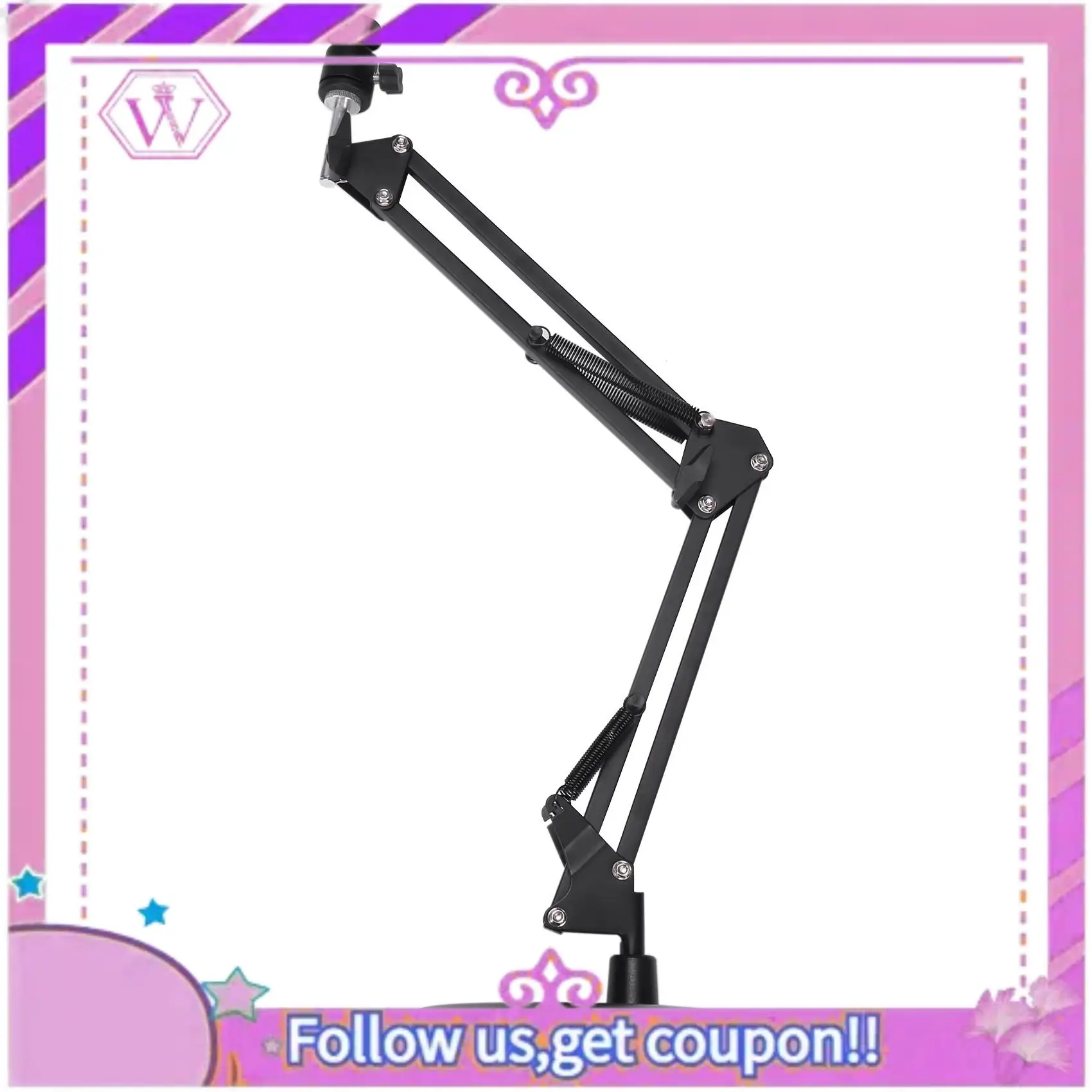 Webcam Stand For Desktop Suspension Boom Scissor Stand With Upgraded Round Base,For Logitech Webcam Best-Selling