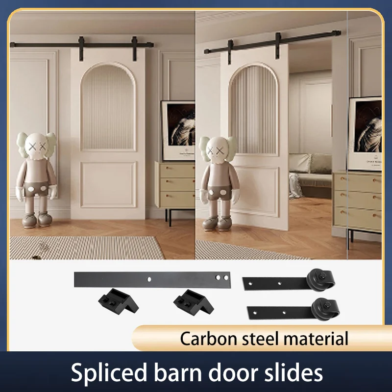 

Barn Door Hanging Rail Track Accessories Sliding Door Silent Sliding Door Hardware Sliding Door Slide Rail Partition Door