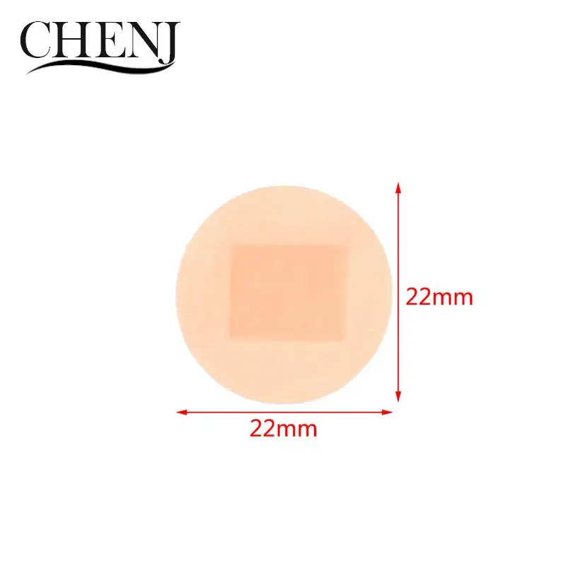 100pcs Adhesive Spot Bandage Medi-Pak Performance Fabric 0.66" Diameter Round Tan