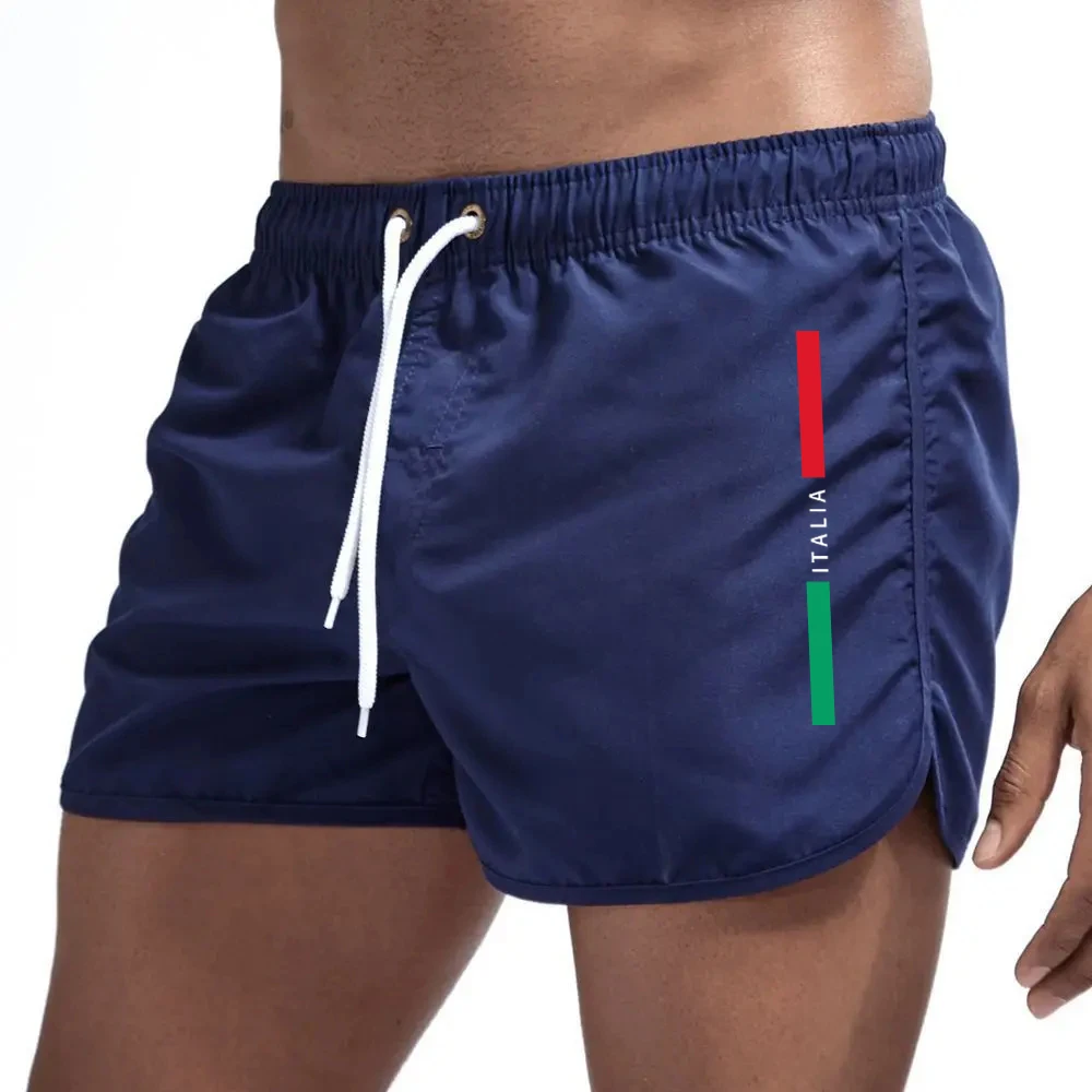 Men\'s quick drying beach shorts fitness shorts summer swimwear casual sports men\'s swimming board 2024 new fashionable beach