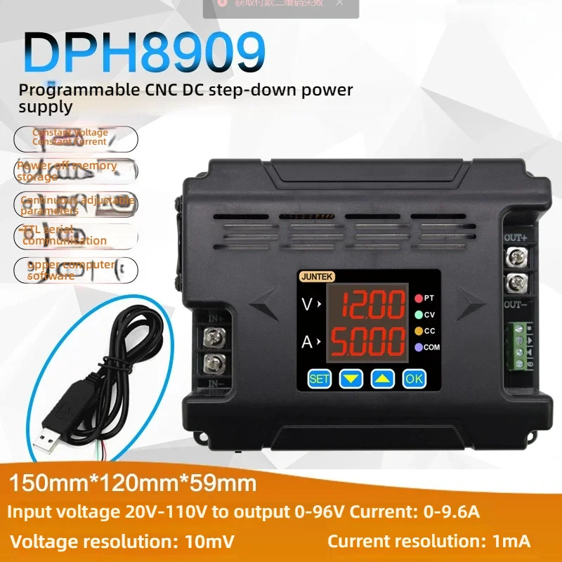 DPM8624 60V24A Constant Voltage Current DC-DC Step-down Communication Power Supply Buck Voltage Converter LCD Voltmeter