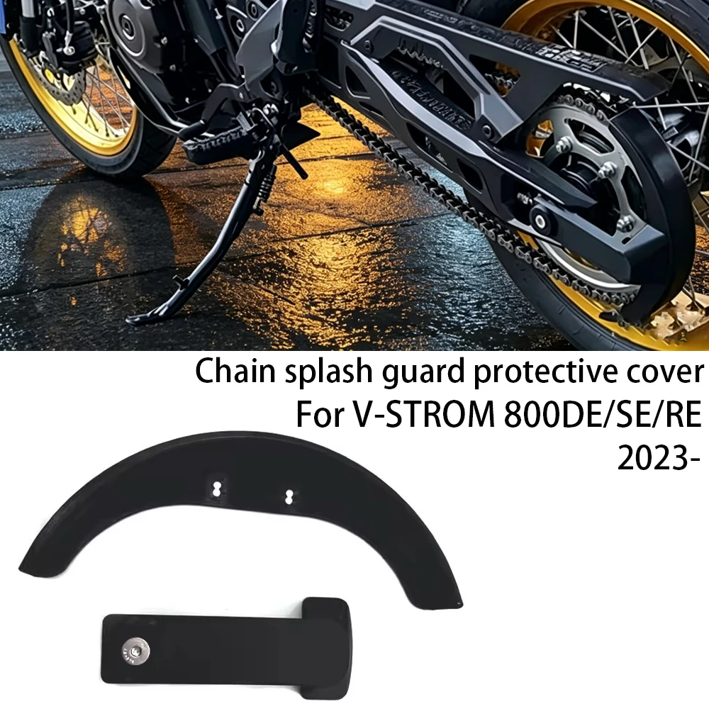 V-Strom 800DE/SE/RE Chain splash protection Waterproof cover For Suzuki V-Strom 800 DE/ SE /RE 2023- Motorcycle Accessories