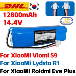 for Xiaomi Lydsto R1 rechargeable lithium-ion , robot vacuum cleaner,viomi s9,battery pack, genuine 12800mAh