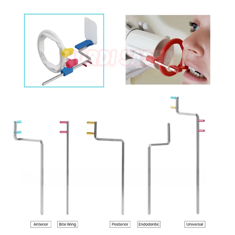 5 Pcs Dental X Ray Sensor Metal Aiming Arm Indicator Arm Complete Positioning System XCP Kit Positioner Holder Rinn FPS