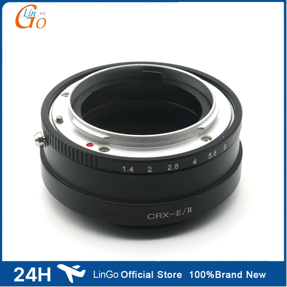 LinGo CRX-EOS(R) Mount Adapter Ring for Contarex CRX Lens and for Canon for EOS RF Mount Camera Lens Adapter