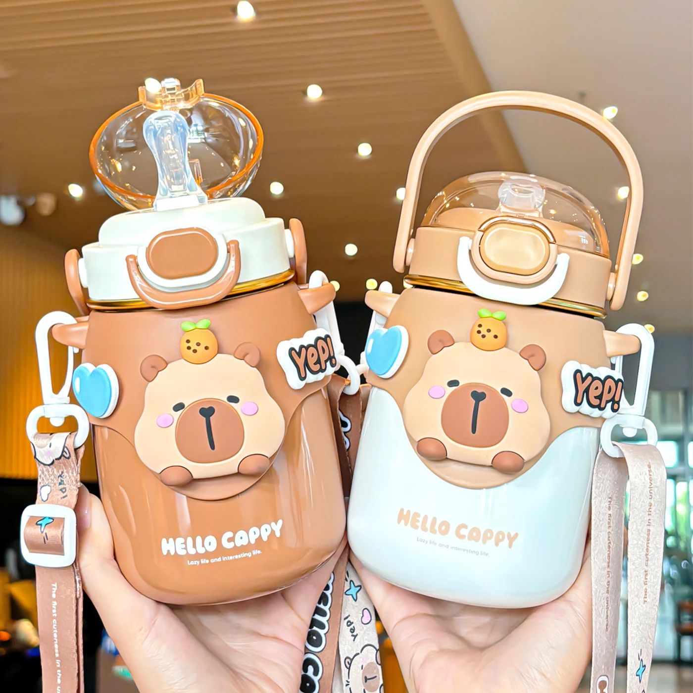

Children's Thermal Cup School Special Baby Cold Water St Cup Stainl Steel Cartoon Design 700ml Capaci Universal Use