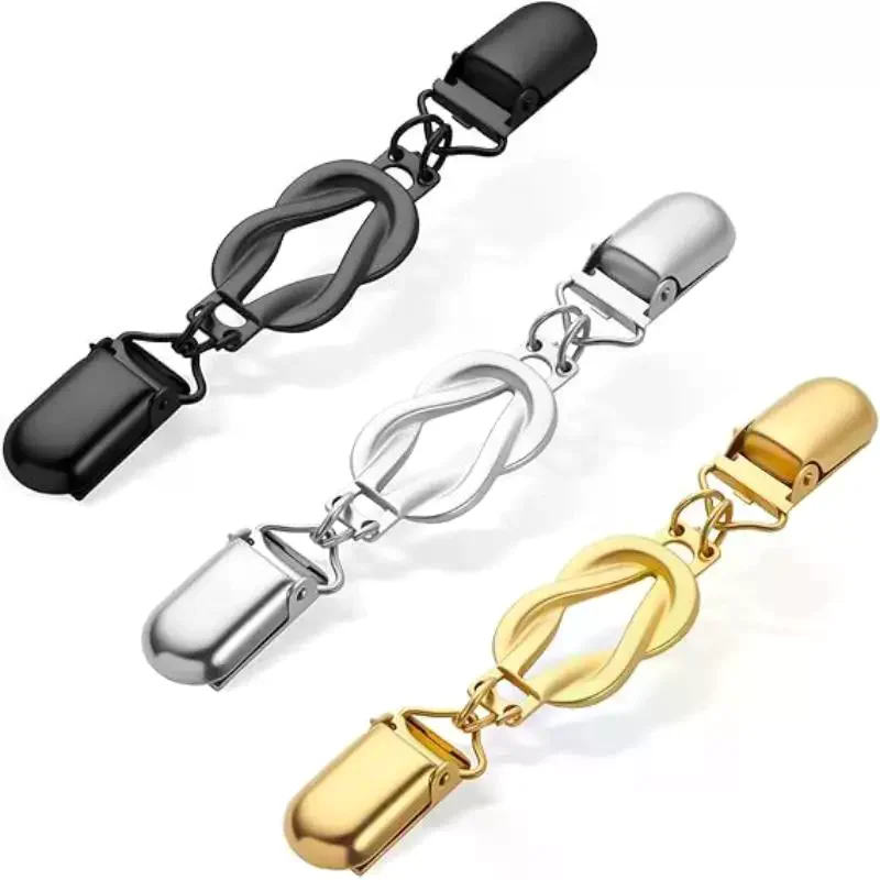 3/4/6Pcs Retro Anti-slip Cinch Clips Lightweight Decorative Sweater Shawl Holders for Women Blouses Dresses