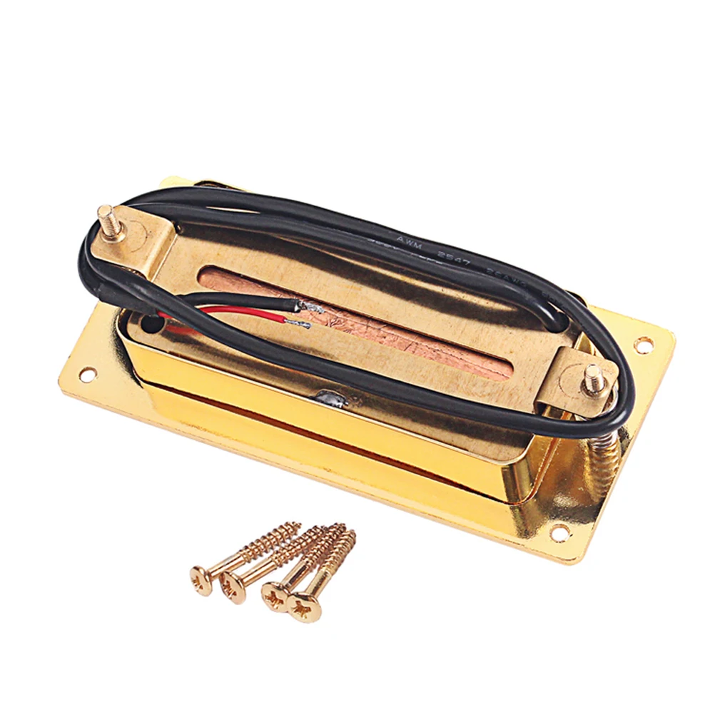 

Four-string Pickup 15mm Mini Humbucker Electric Guitar Bass Replacement Double Coil Pickups For Parts
