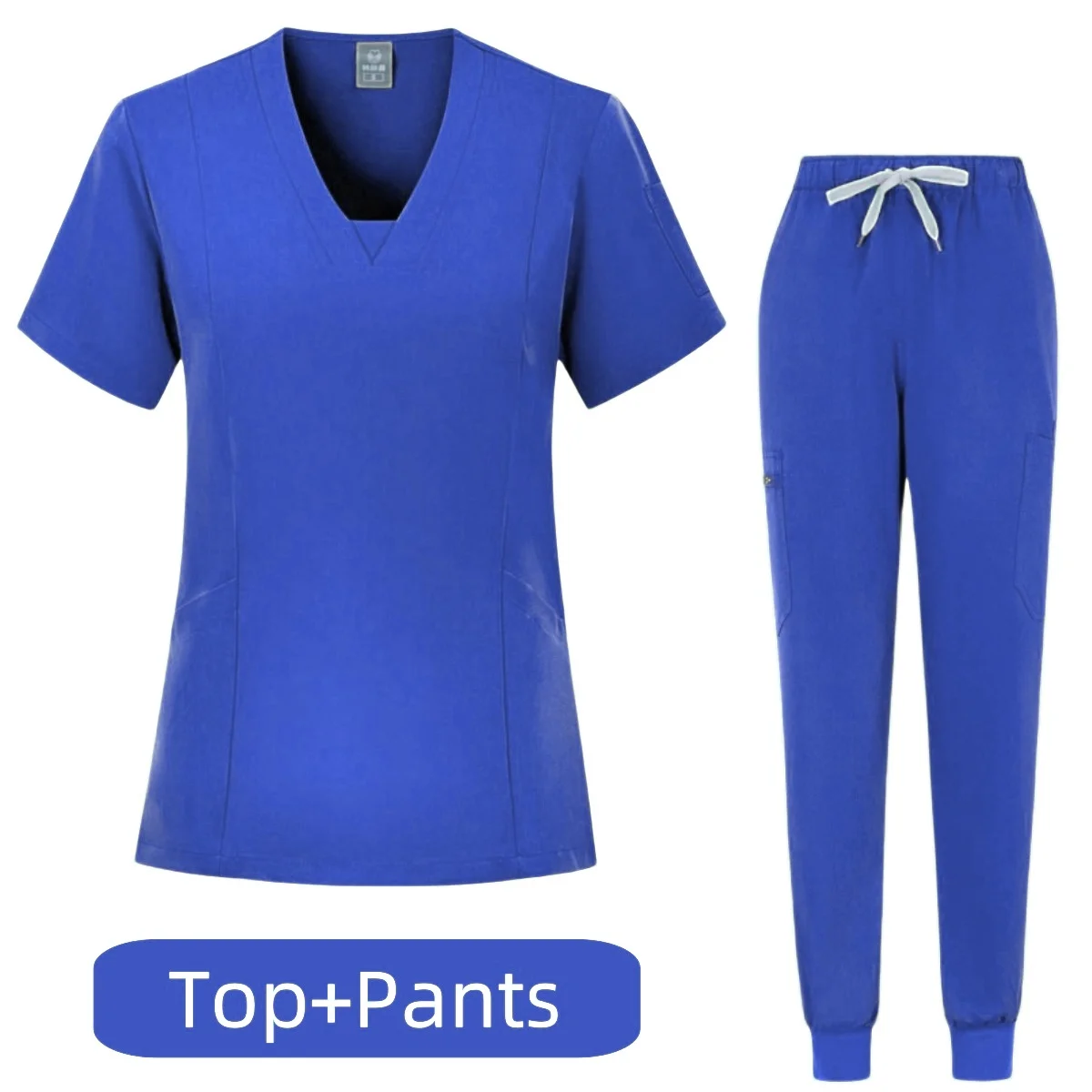 Feminino Medical Workwear para Mulheres, Scrub Set, Serviço de Saúde Scrubs, Uniformes, Corredores, Roupas Mais Recentes, 2024