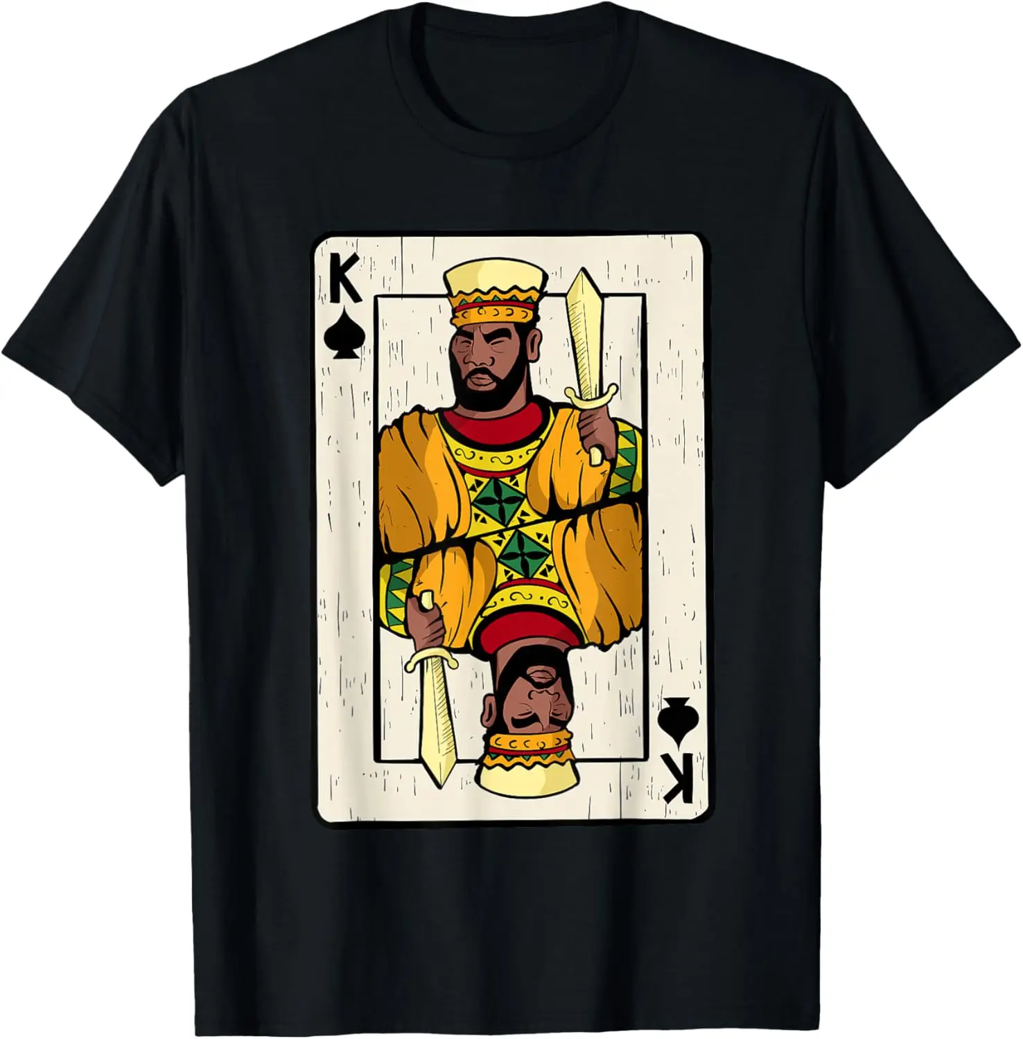 King Spades African American Card Halloween T-Shirt