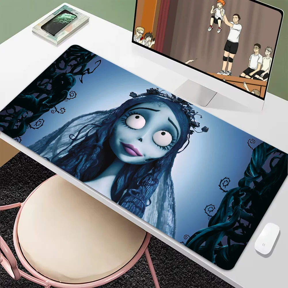 

T-Tim Burton's C-Corpse Bride Mousepad New Arrivals Large Gaming Mousepad L XL XXL Gamer Mouse Pad Size For Keyboards Mat