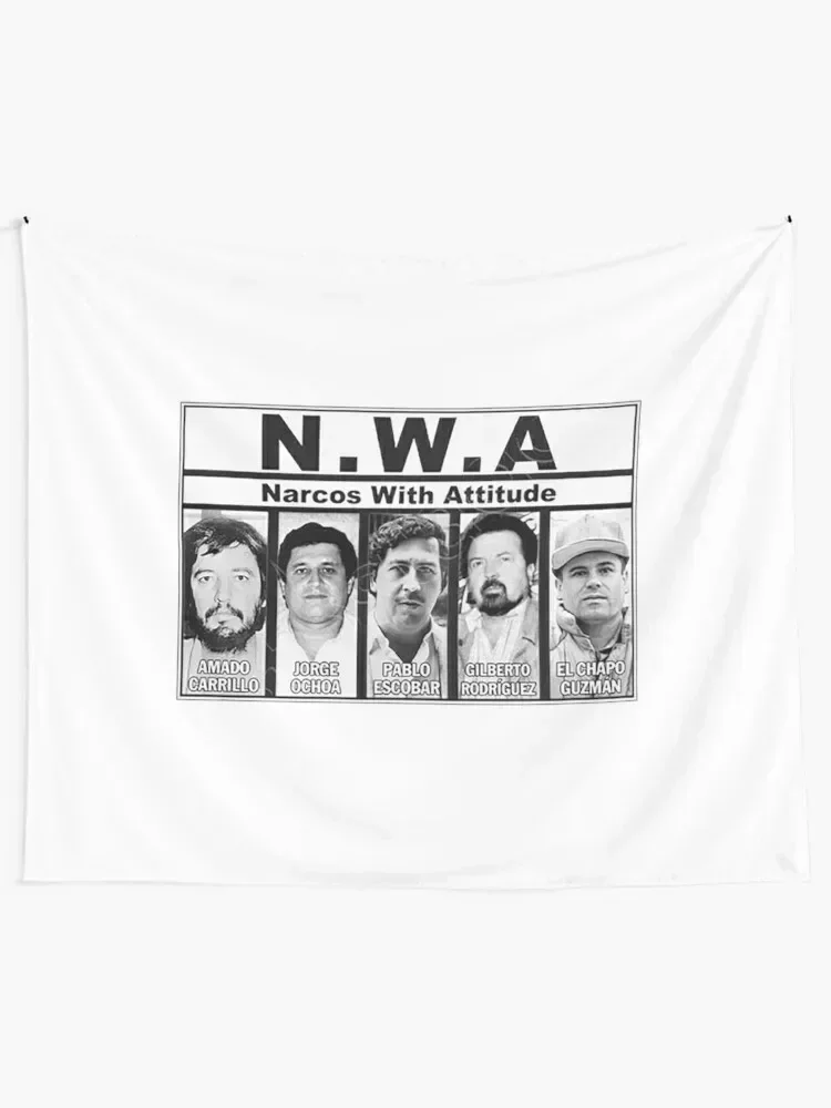 NWA - Narcos With Attitude Tapestry Decoration For Home Christmas Decoration Bedroom Decorations Tapestry