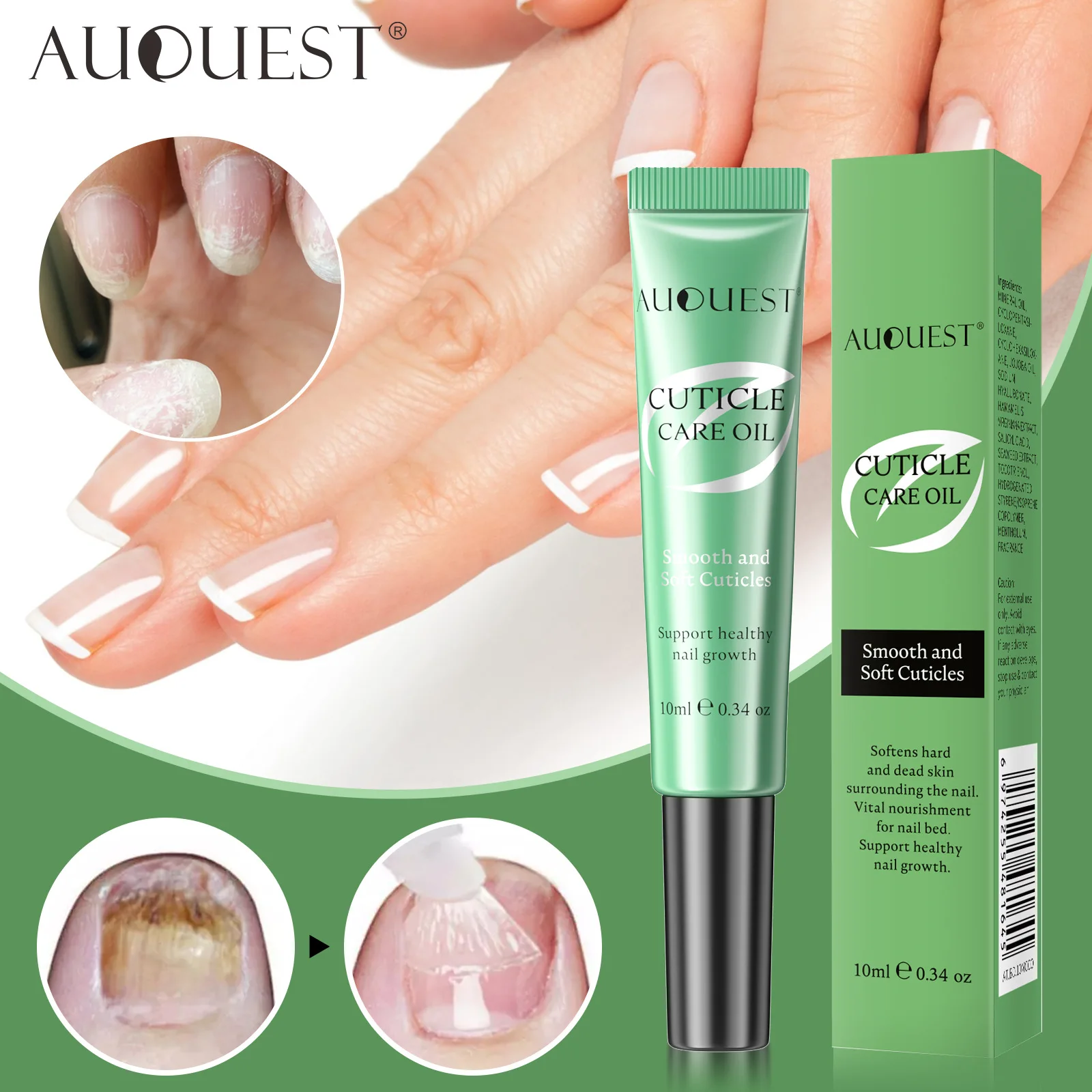 Cuticle Remover Oil Nail Oil Cuticle Nail Strengthener Nail Growth Care For Peeling Breaking Thin Nails Moisturizing Cuticle Oil