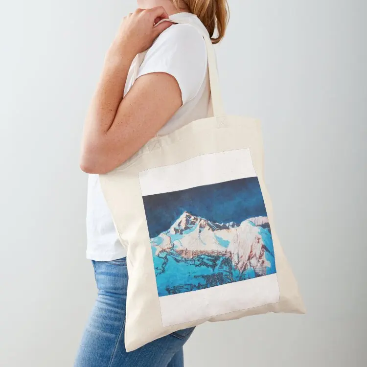 

Annapurna 2 from Pisang Tote Bag woman shopping bag Large bags for women Women's shopping bag canvas tote