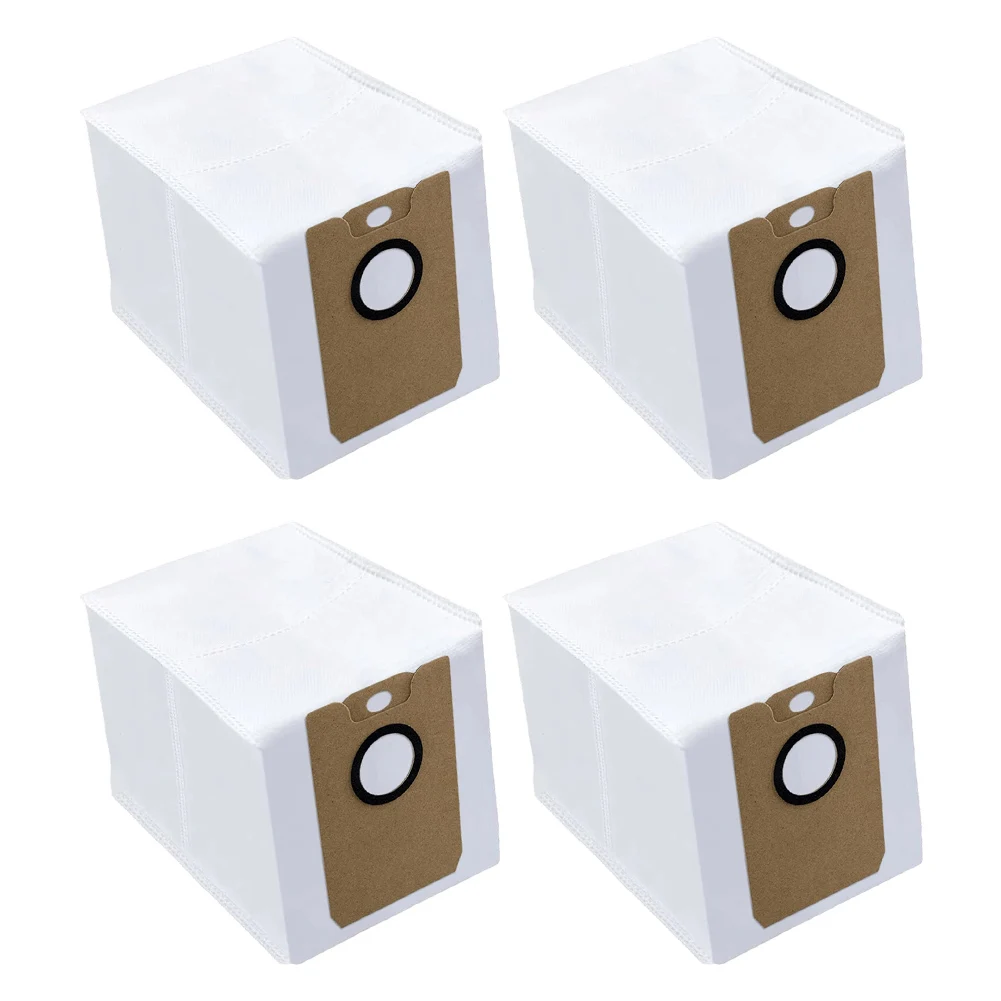 Bolsa de Repuesto para Aspiradora Robótica Cecotec Conga 8290 Immortal, Compatible, de Tela No Tejida, Blanca, Paquete de 4