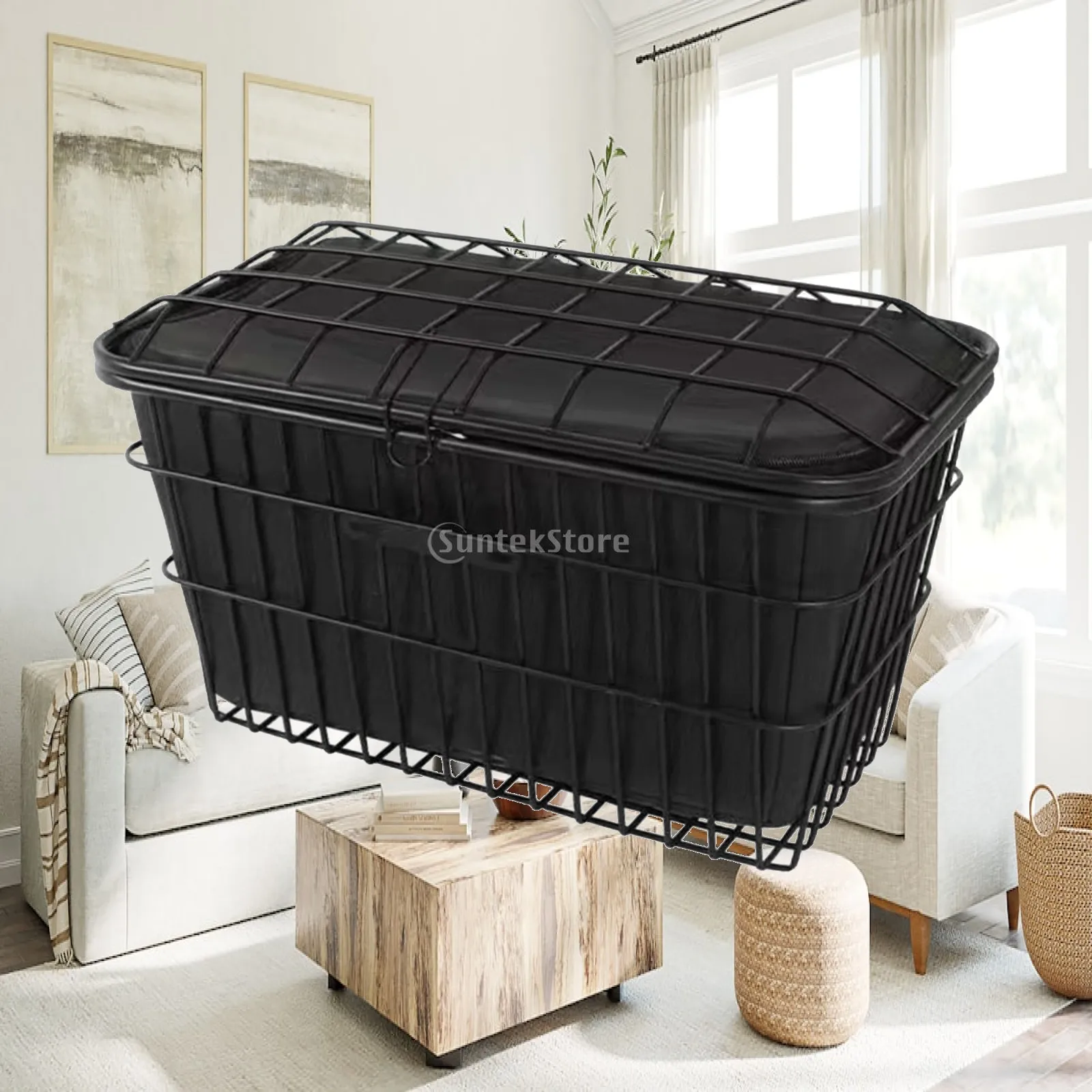Bike Basket, Basket, Easy to Install Tricycle Basket with Stable Bicycle Basket for Riding Outdoor Shopping