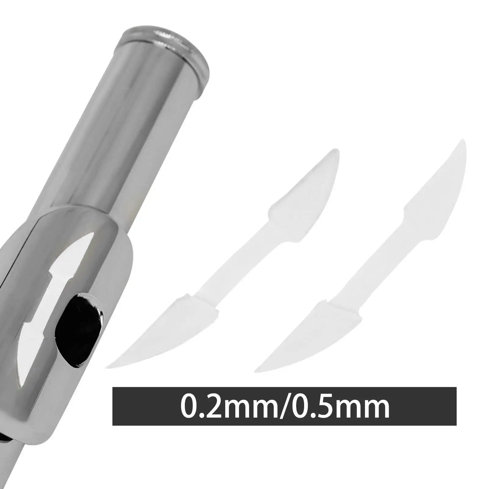 2x Flute Mouthpiece Positioning Stickers Mouthpiece Patches Anti Slip Cushions Blowing Aid Pads for Beginners Musicians Dizi