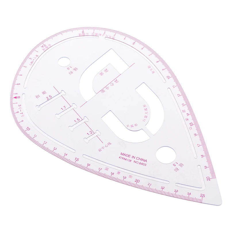 

Curve Metric Sewing Ruler Measure Plastic Tailor Grading Pattern Design Tools