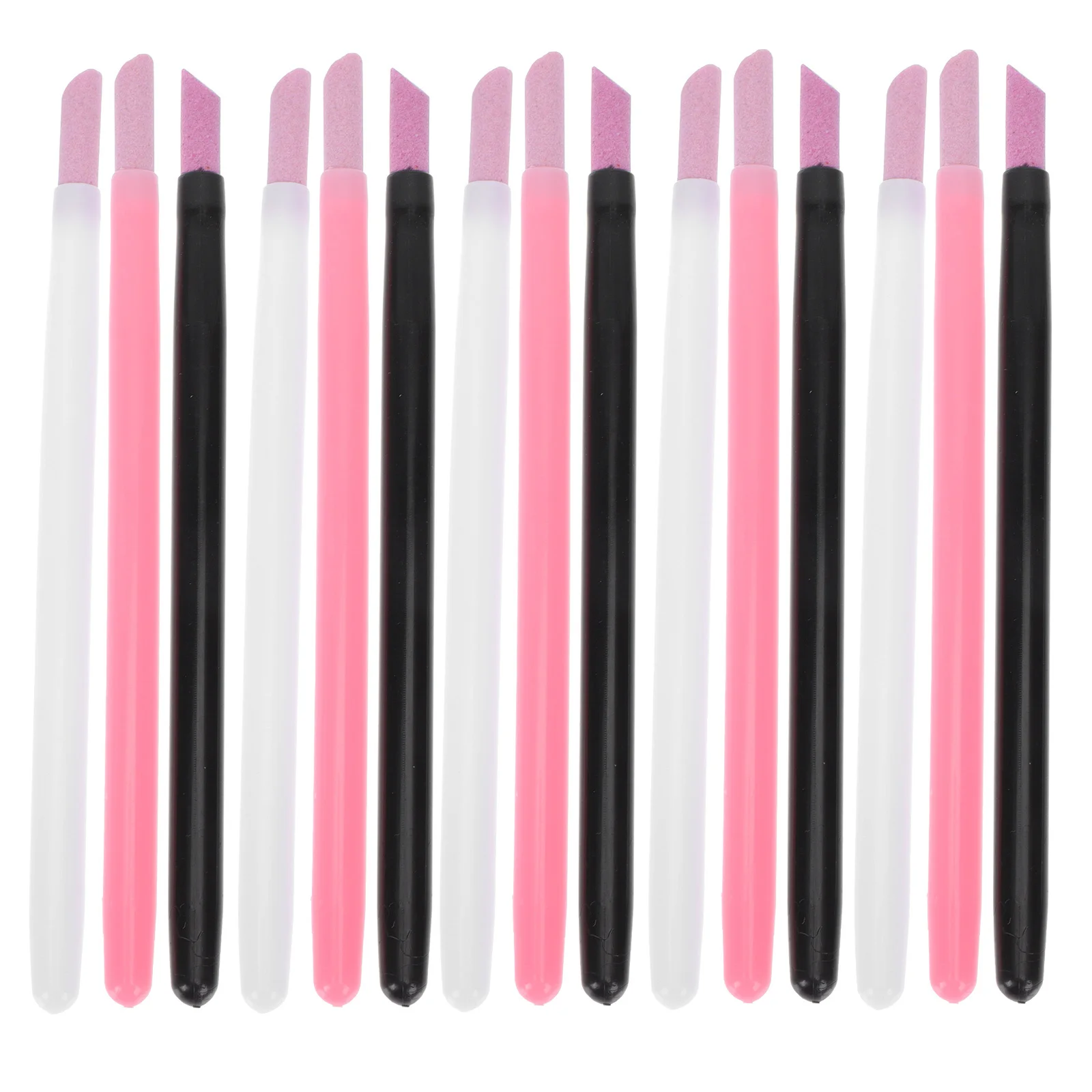 15 قطعة برأسين تلميع القلم مسمار طحن مانيكير أداة مزيل الجلد الميت إهاب الأنظف التقشير مسمار الفن جهاز #2