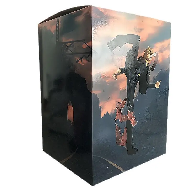 بانداي قطعة واحدة GK ركل اليد شانزي الأسود القدم Xiangji لهب الساق الرسوم المتحركة الطرفية هدية الهيكل الديكور نموذج