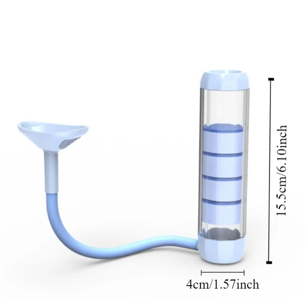 جهاز تدريب العضلات للتنفس، جهاز أقوى للرئتين، جهاز تدريب عضلات البطن قابل للتعديل، مجموعة واحدة من مدرب التنفس العميق الصحي #6
