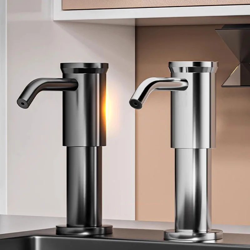 Soap Foam Shampoo Dispenser Automatic Kitchen Clear Sponge Shampoo Dispenser Wall Mounted Bagno Intelligente Bathroom Items