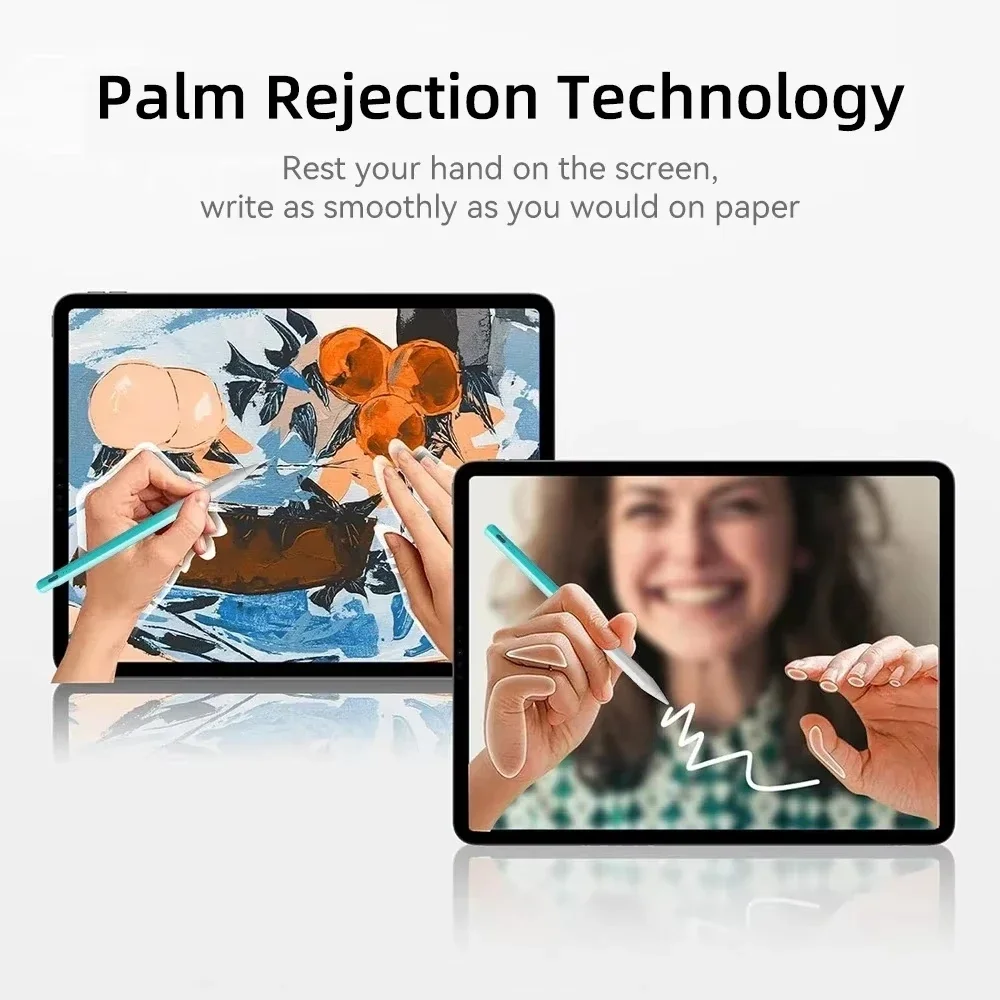 Stylus Pen for IPad 2018-2026, Palm Rejection & Tilt Sensitivity, Magnetic Attachment Pencil for IPad A16 11th/10th/9th/8th Gen