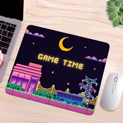 Small Mouse Pad Gaming Accessories Gamer Pixelated Retro Personal Office Accessories for Desk Mat Mousepad Mats Keyboard Mause