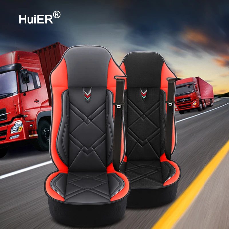 Universal Truck Lorry Bus Seat Cover Cushion For SCANIA Dongfeng  IVECO ISUZU Volvo Benz MAN Renault DAF Hino TATRA Peterbilt