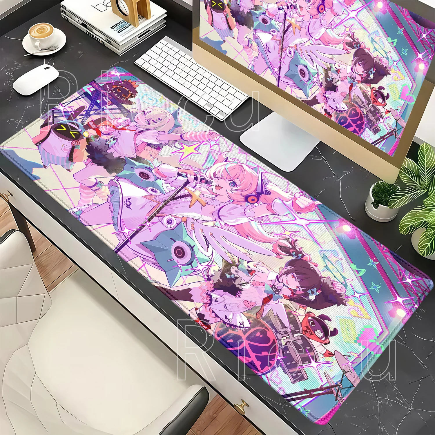 Anime Kawaii Girl Aria Sunna Nangong Yu‌ Mouse Pad Gaming Angels of Delusion AOD Keyboard Mousepad Zenless Zone Zero ZZZ DeskMat