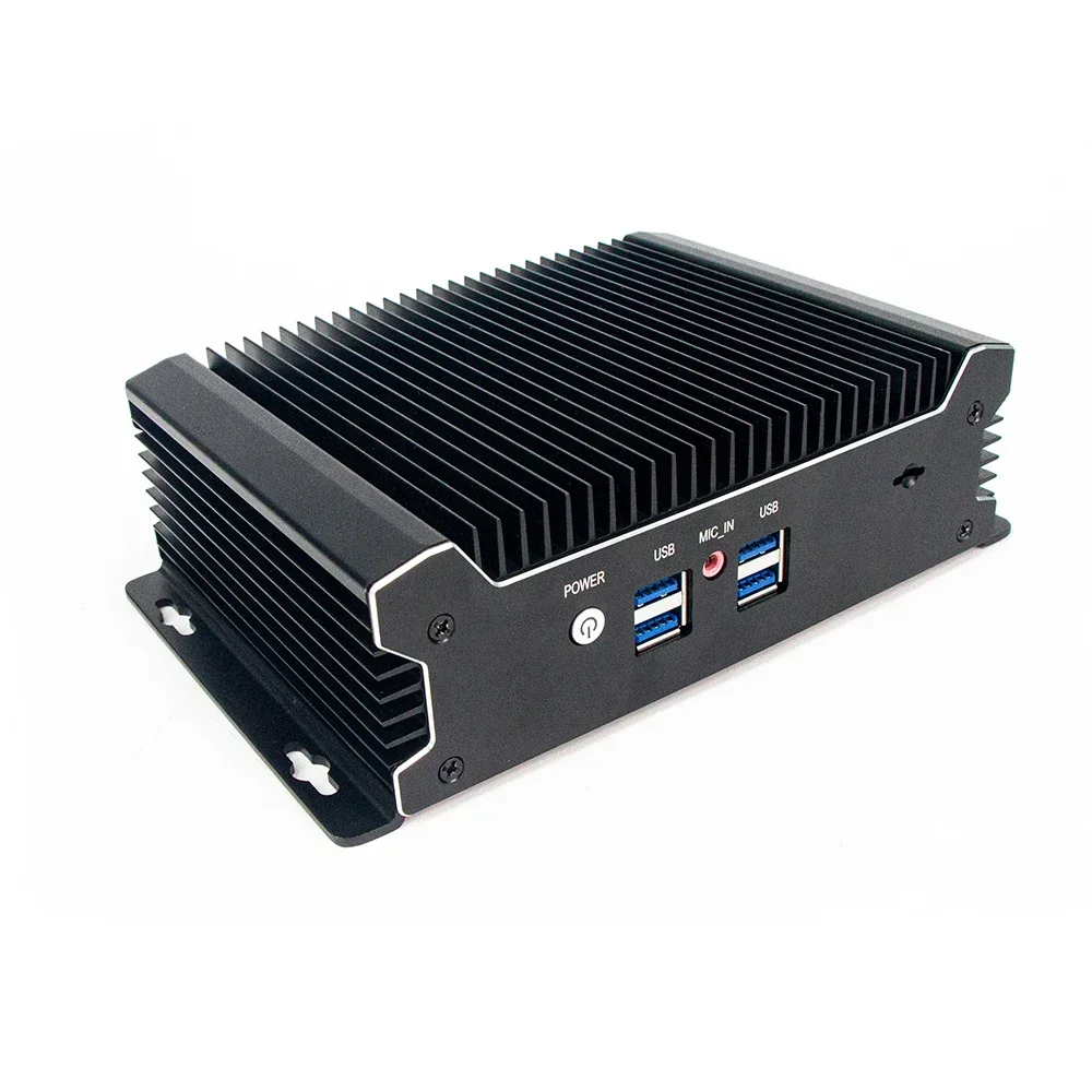

Бесвентиляторный промышленный ПК Mini Core I7 I5 SSD VGA RS232 Встроенный сенсорный экран USB 3.0 2 * LAN N5105 Компьютер промышленной коробки