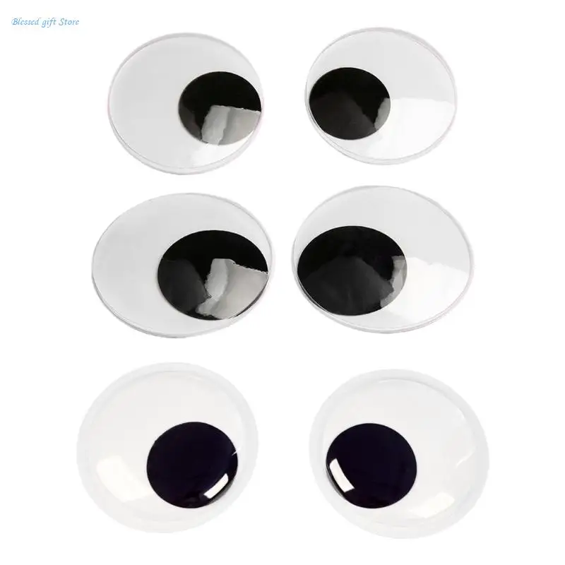 7.5/10/15cm Waterproof Wiggle Eyes DIY Craft Plush Bear Eyes for Dolls Making