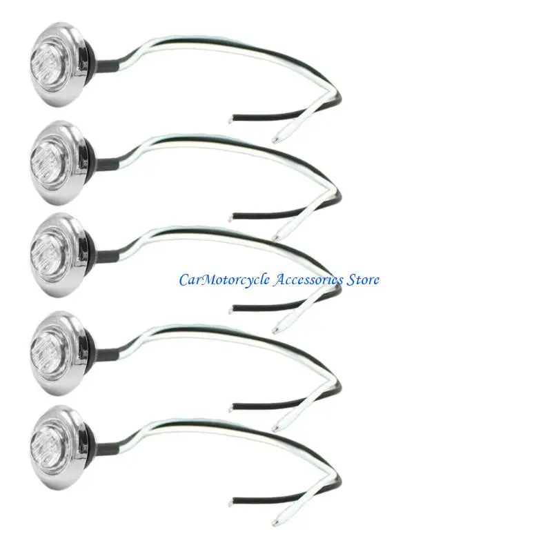P04D 12 فولت 24 فولت LED أضواء العلامات الجانبية الجبهة الخلفية التخليص مؤشر مصباح شاحنة مصباح إشارة LED مؤشر مصباح #4