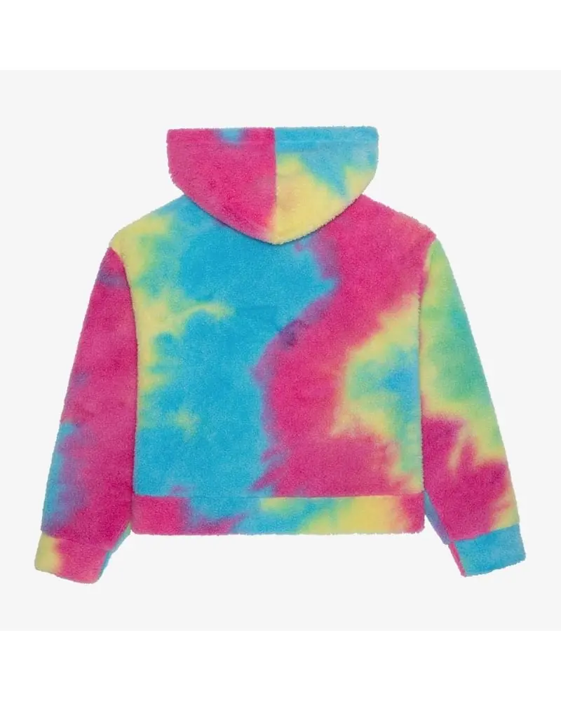 Hoodie unissex com personalidade, preguiçoso e solto tie dye, roupas casuais, moletom com capuz, estou aqui, moda de rua